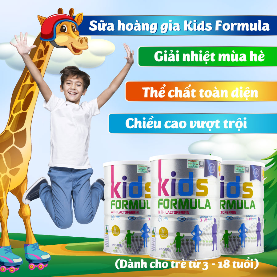 Kids Formula - Sữa bột chuyên biệt dành cho trẻ từ 3 tuổi trở lên