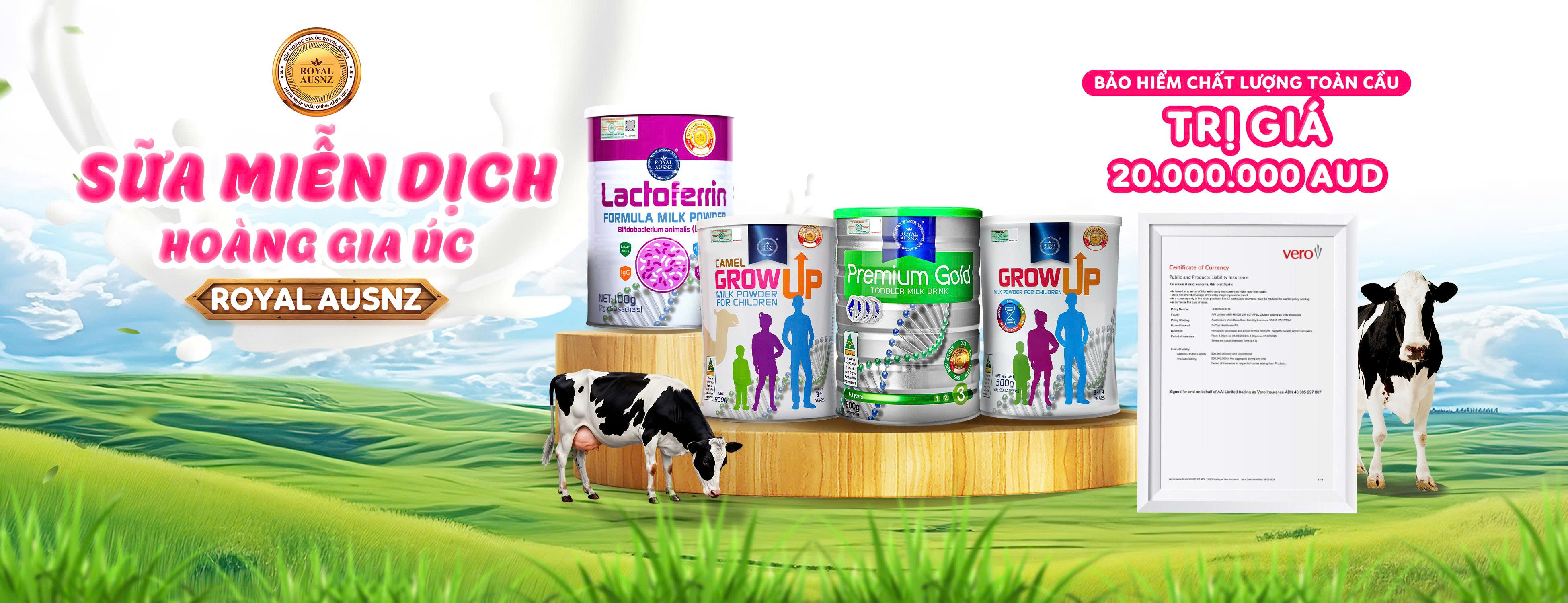 Sữa miễn dịch Hoàng Gia Úc Royal Ausnz