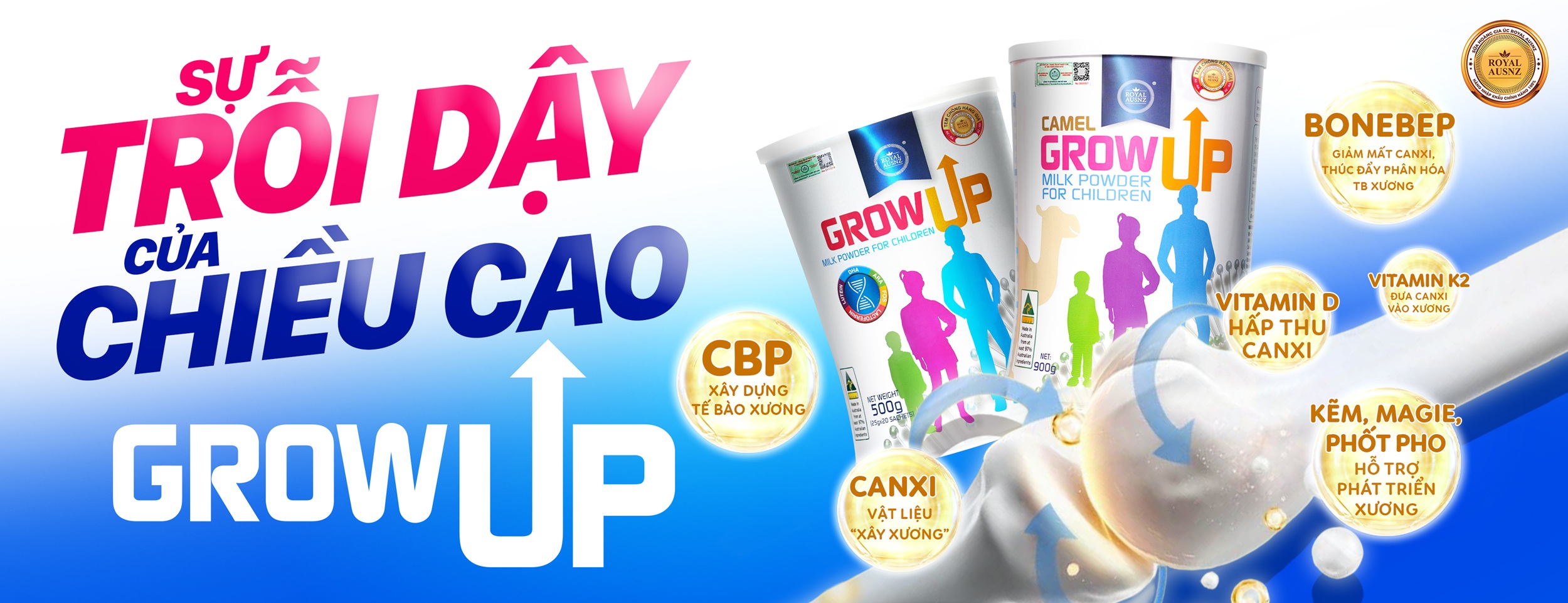 Sữa tăng chiều cao Hoàng Gia Úc