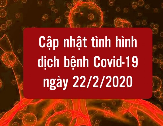 Cập nhật tình hình dịch bệnh Covid-19 tại Việt Nam và trên thế giới ngày 22/2/2020