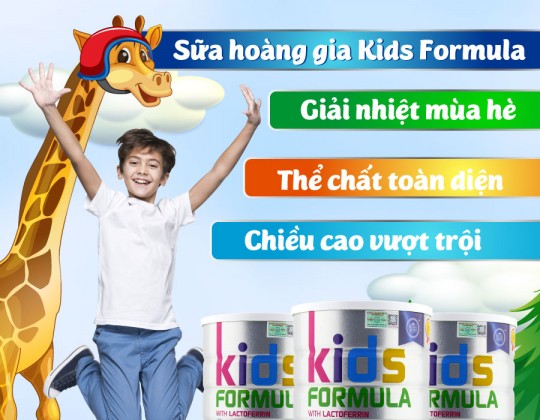 Royal Ausnz Kids Formula: Bí quyết giải nhiệt mùa hè, giúp bé phát triển thể chất toàn diện