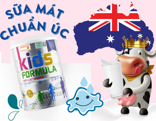 Kids Formula: Sữa mát cho bé từ trên 3 tuổi tăng cân, phát triển trí não toàn diện trong suốt mùa hè oi bức
