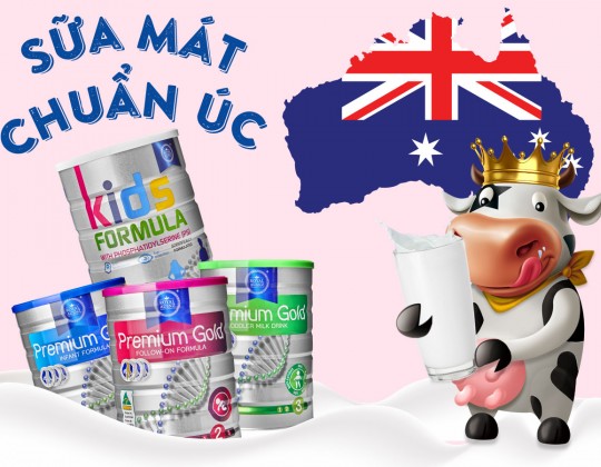 Sữa Hoàng Gia Úc Royal Ausnz - Lựa chọn hàng đầu cho dòng sữa mát, dễ hấp thu, bé tăng cân đều