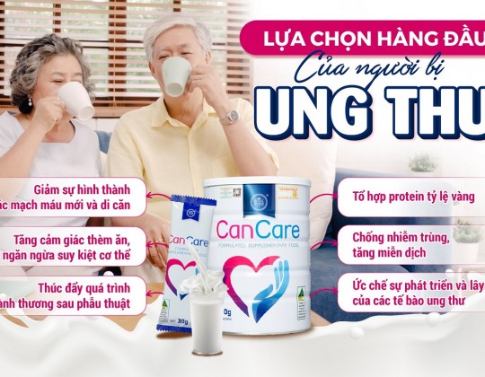Sữa Hoàng Gia Royal Ausnz CanCare - Lựa chọn hàng đầu dành cho người bệnh ung thư