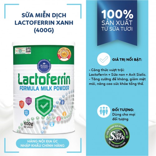 Sữa Hoàng Gia Úc Royal AUSNZ Lactoferrin Formula Milk Powder - Tăng cường miễn dịch cho cơ thể (400g)