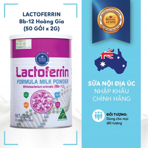 Lactoferrin Bb-12 Hoàng Gia (50 gói)