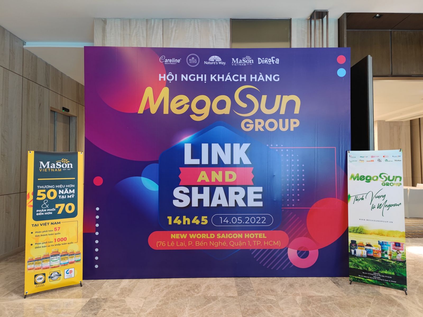 Chương trình hội nghị khách hàng do Megasun Group với chủ đề “Link and Share”