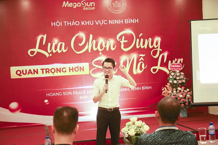Sữa Hoàng Gia vinh dự góp mặt tại Hội nghị khách hàng Megasun “Lựa chọn đúng quan trọng hơn sự nỗ lực”