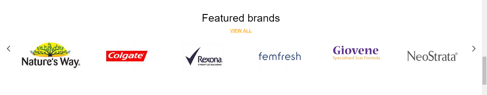 Các thương hiệu lớn có mặt trên Pharmacy Online
