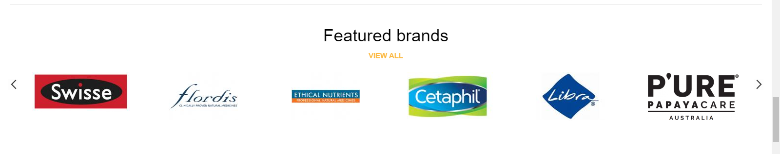 Các thương hiệu lớn có mặt trên Pharmacy Online