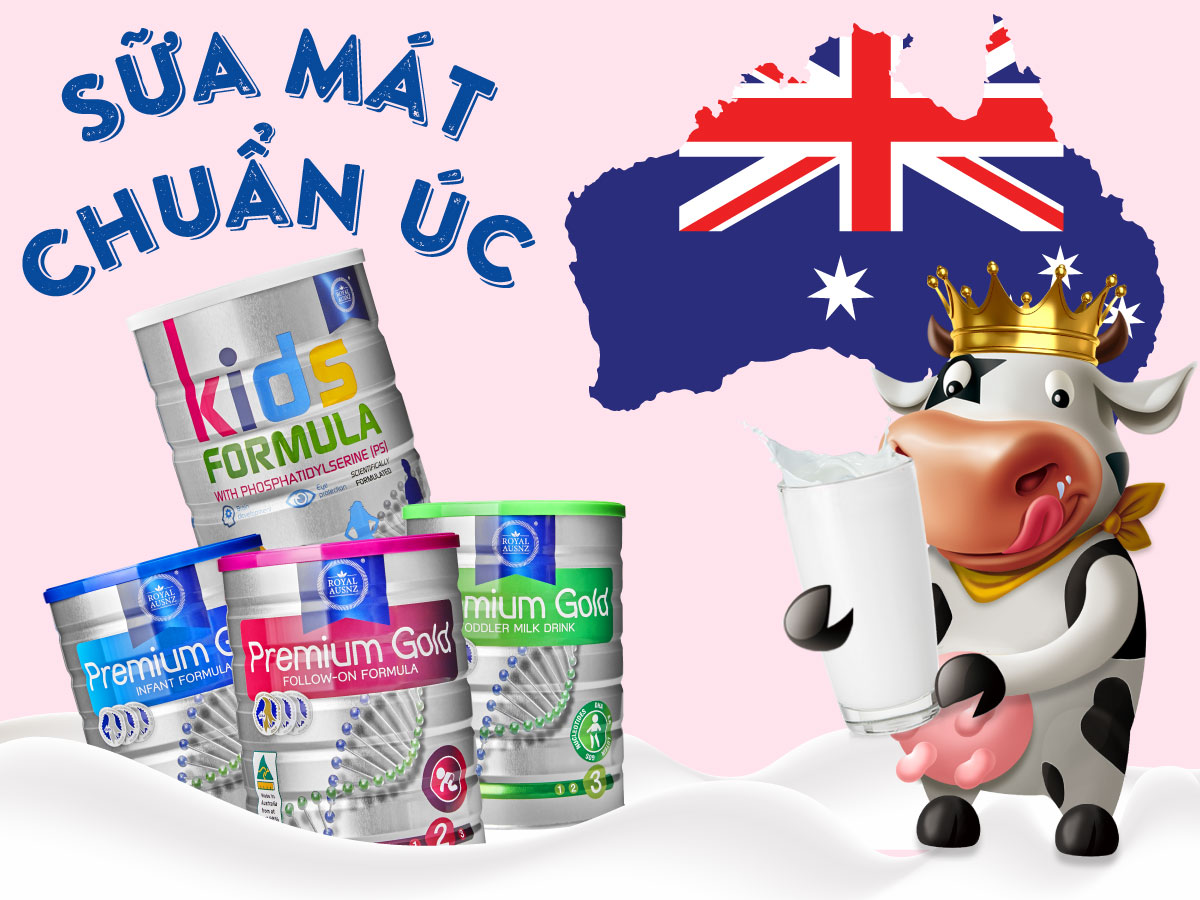 Sữa hoàng gia Úc là lựa chọn tối ưu cho cn trẻ vào mùa hè