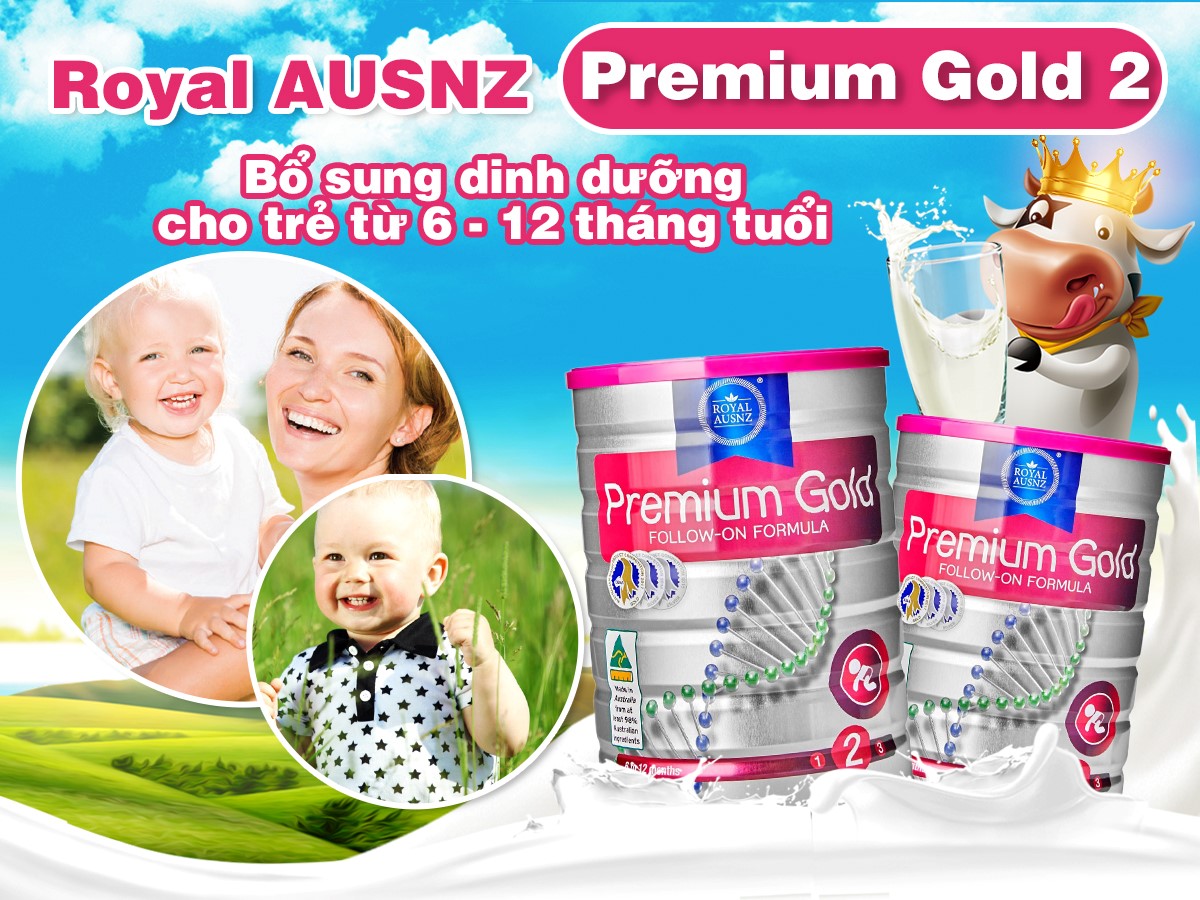Sữa Hoàng gia Premium Gold Formula 2 luôn được nhắc đến nhiều trên các diễn đàn chăm sóc bé yêu nổi tiếng