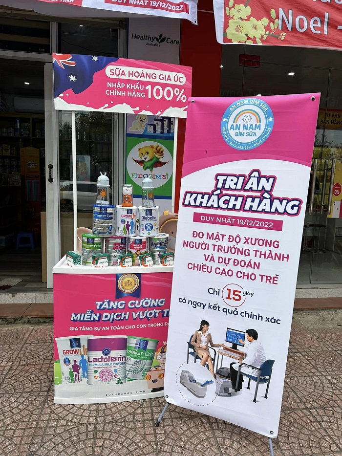Hành trình Trade And Show của Sữa Hoàng Gia Úc tri ân khách hàng tại shop An Nam Bỉm Sữa Hà Tĩnh