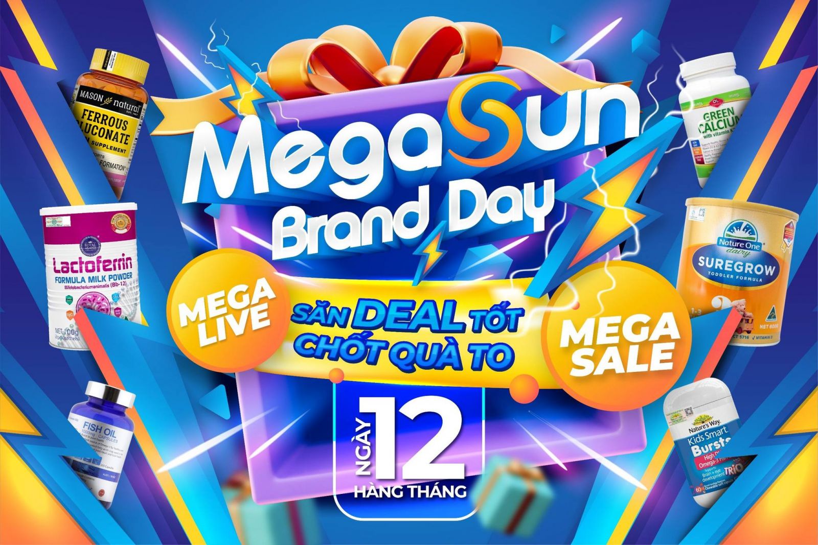 Chấn động: Royal Ausnz tham gia MegaSun Brand Day 12/7 - Bung ngàn Deal Hot kèm quà sang