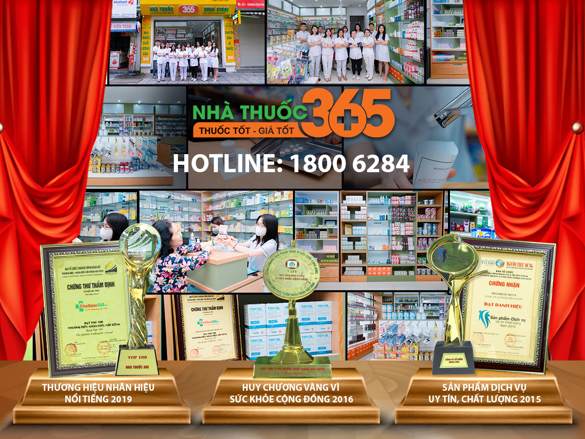 Nhà thuốc 365 – Nhà thuốc trực tuyến uy tín hàng đầu Việt Nam