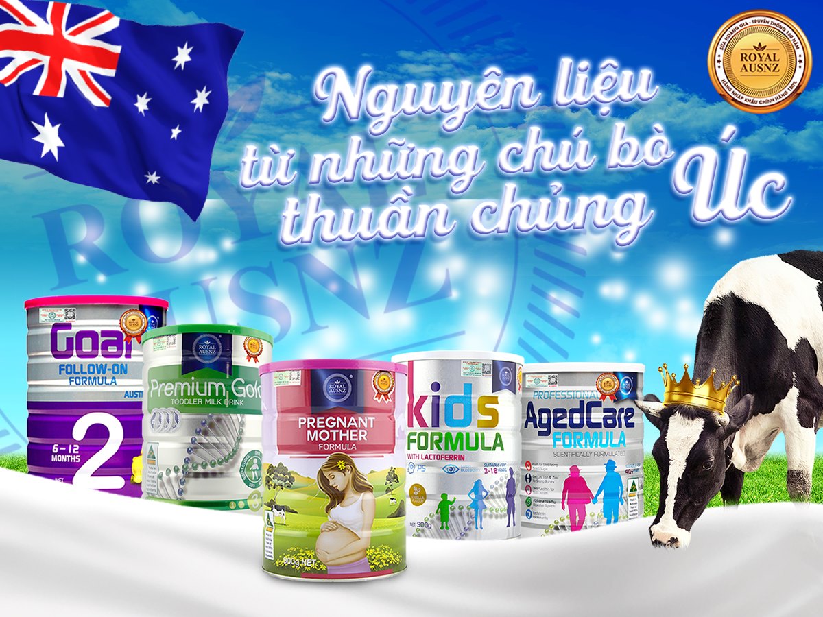 Thương hiệu sữa Úc danh tiếng toàn cầu