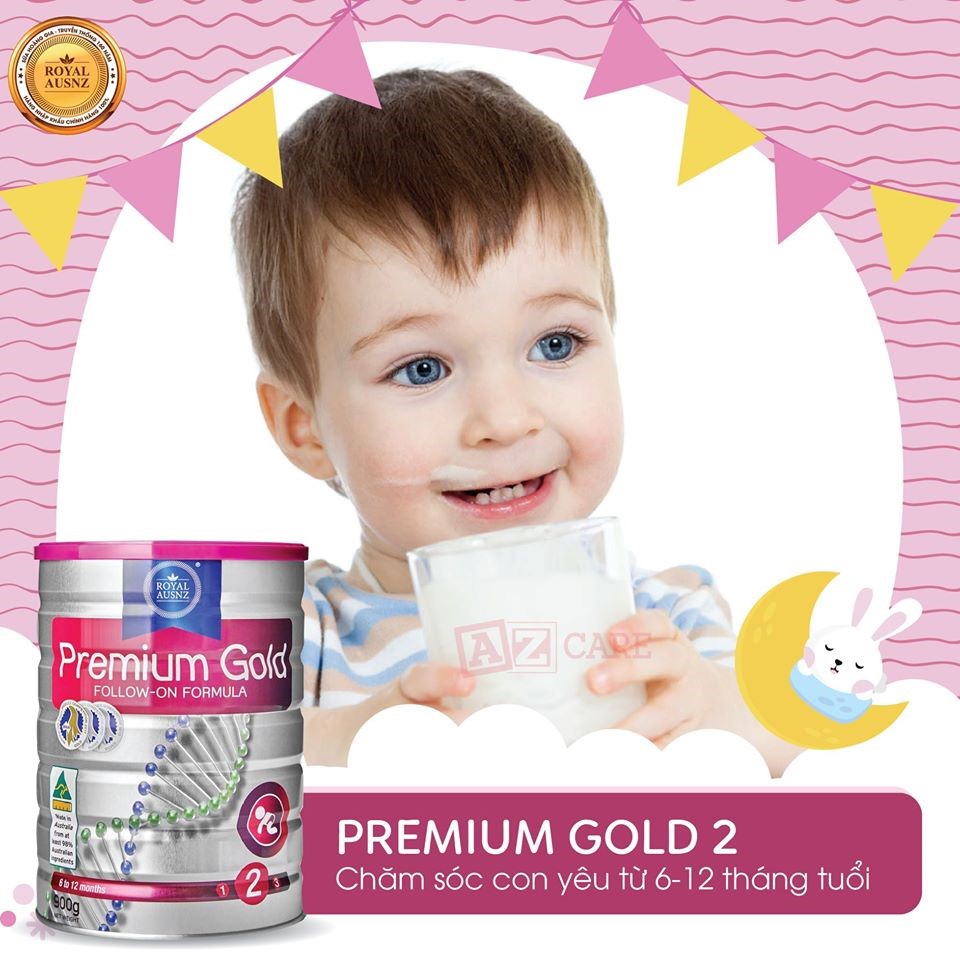 Sữa hoàng gia Premium Gold 2 được nhiều mẹ thông thái tin tưởng và lựa chọn