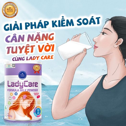  Lady Care có khả năng hỗ trợ kiểm soát cân nặng, duy trì vóc dáng