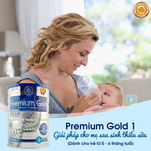 Premium Gold 1 – Giải pháp hoàn hảo cho mẹ sau sinh thiếu sữa