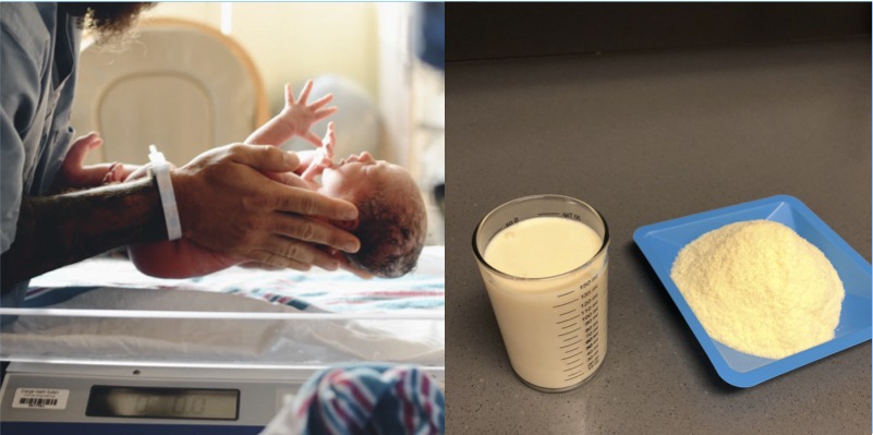 Sữa non cho trẻ sơ sinh có chưa 60% đạm Whey