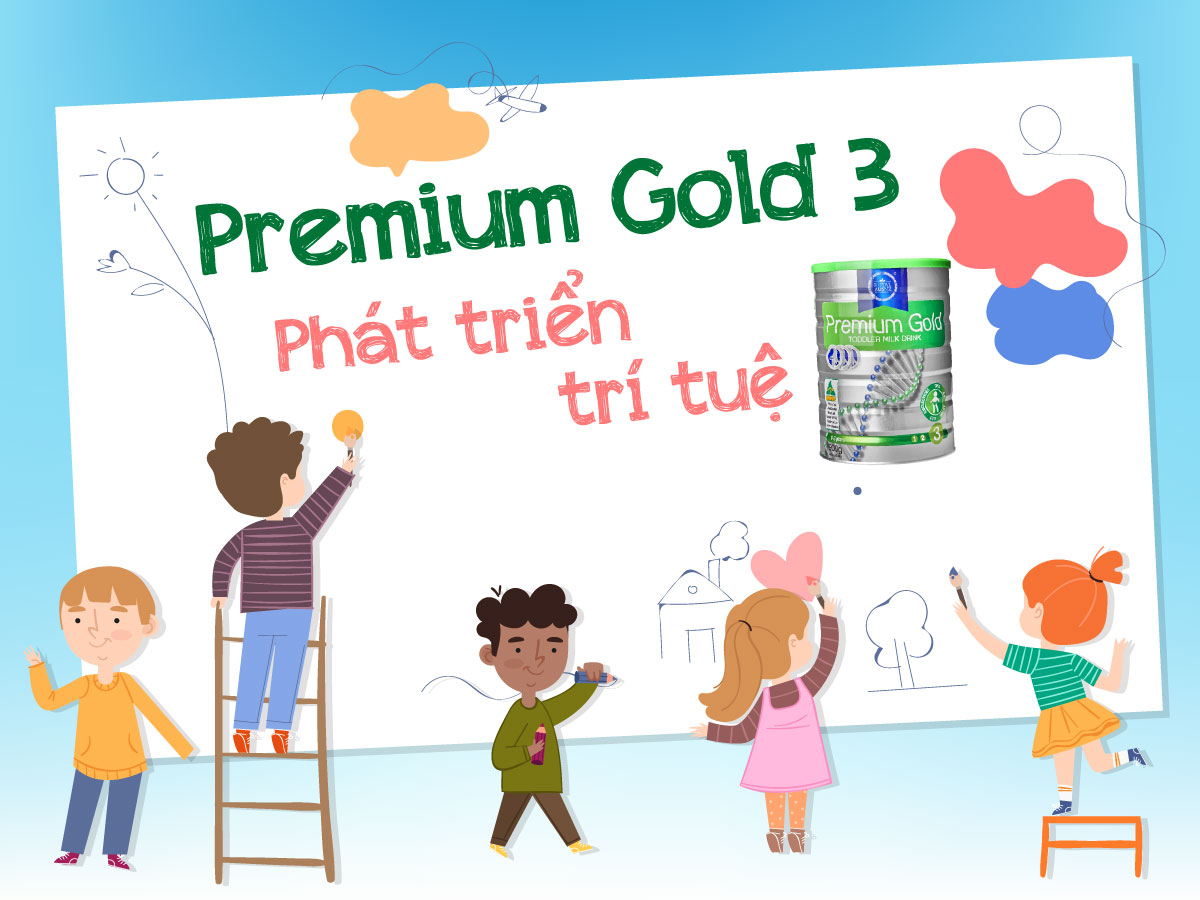 Premium Gold 3 - dòng sữa phát triển trí não cho trẻ đáng được chọn nhất hiện nay