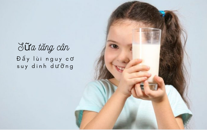  Mỗi ly sữa tăng cân đã có thể cung cấp khoảng 500/1350kcal bé cần mỗi ngày