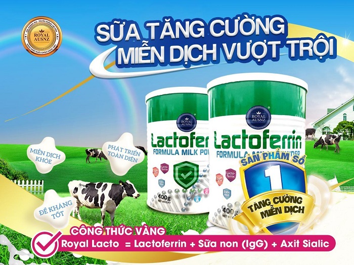 Sữa Lactoferrin xanh