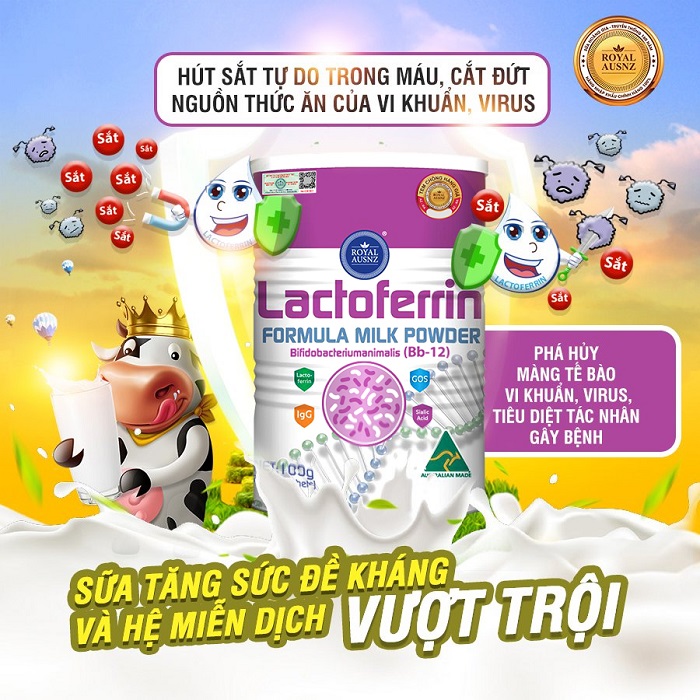 Sữa Lactoferrin hồng