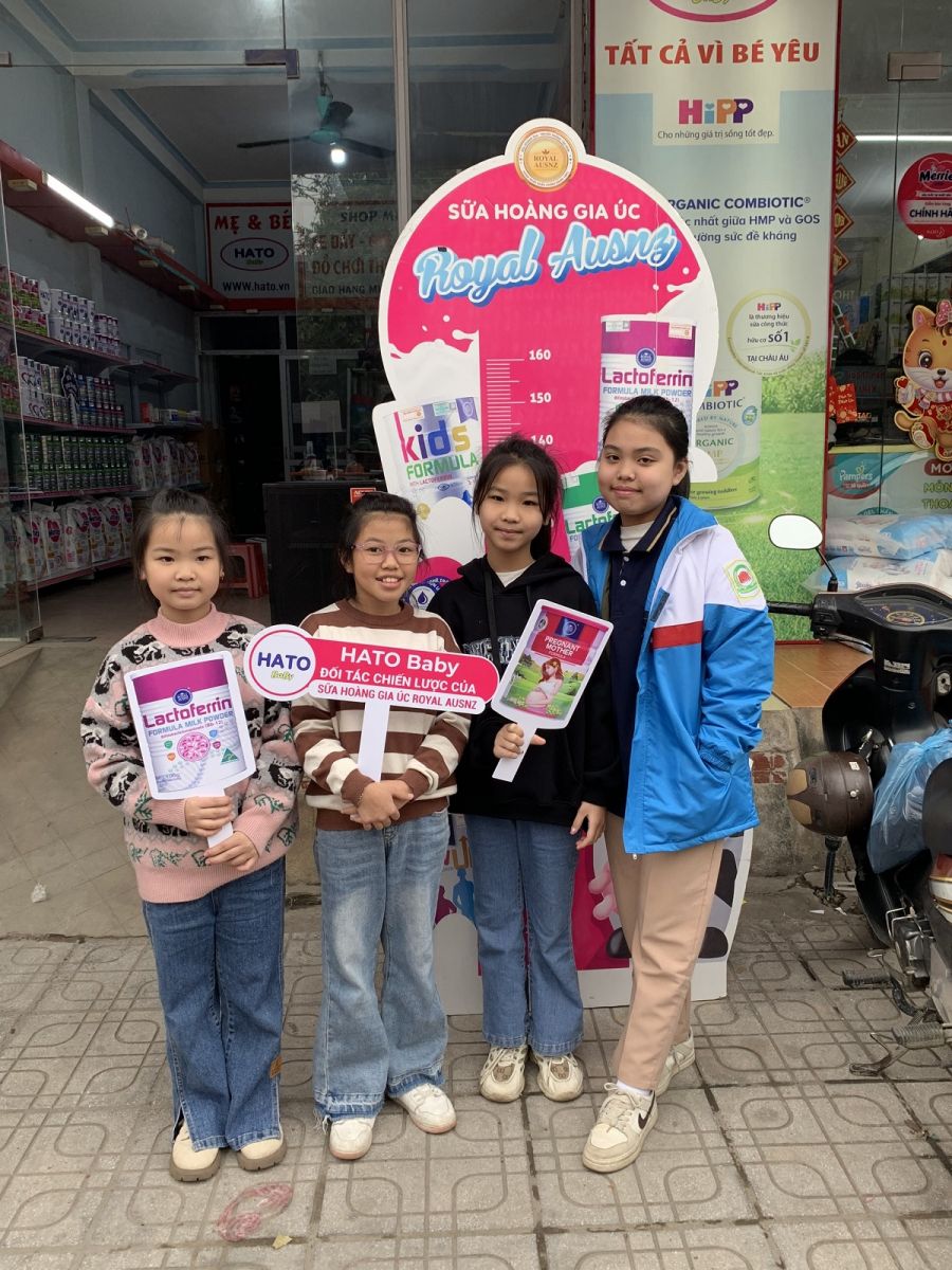 Trade And Show cùng Sữa Hoàng Gia tại Hato Baby Lương Ngọc Quyến, thành phố Thái Nguyên