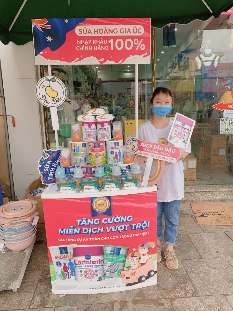 Trade & Show  Sữa Hoàng Gia tại Shop Đậu Đậu